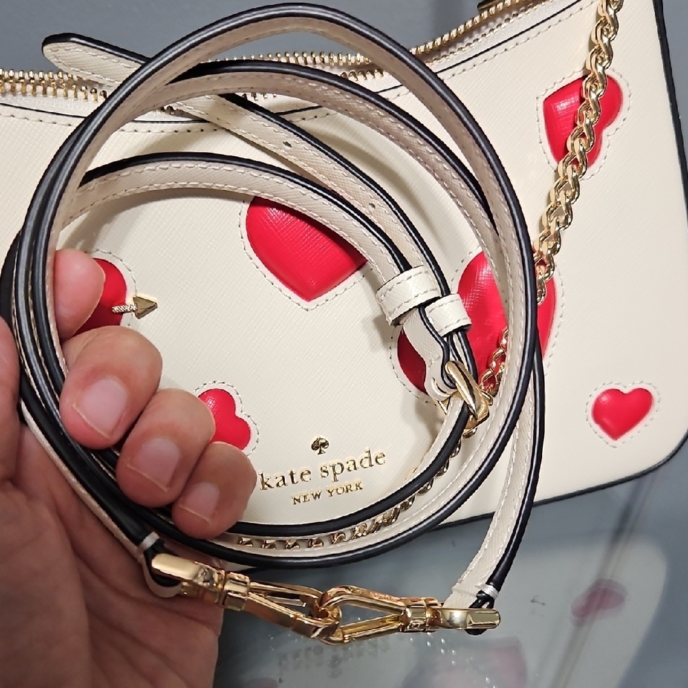 KATE SPADE NWOT MADISON Shoulder Bag And Matching Wrislet With Crossbody Strap - Picture 11 of 12